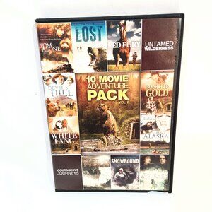 10 Movie Adventure Pack Vol 2 DVD 2 Disc Set